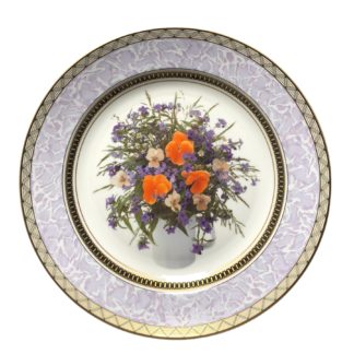 Блюдо настенное "Цветы" 32 см