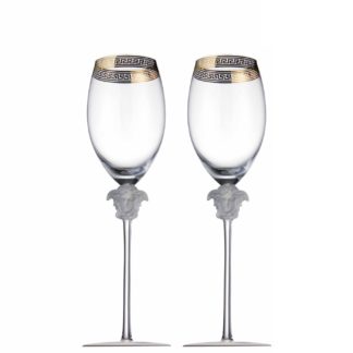 Комплект 2 бокала для красного вина Versace Medusa d’Or (480 мл)