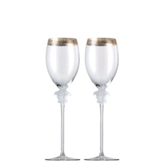 Комплект 2 бокала для белого вина Versace Medusa d’Or (330 мл)
