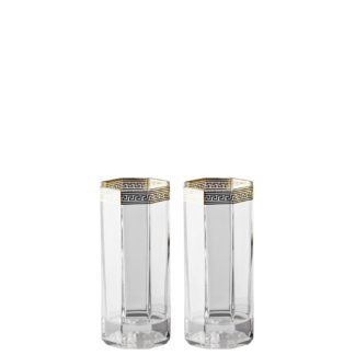 Комплект 2 стакана для аперитива Versace Medusa d’Or