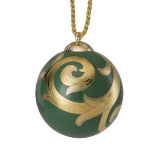 Шар фарфоровый Arabesque green (7,5 см)