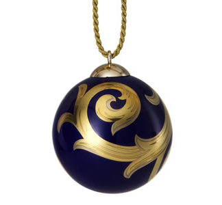 Шар фарфоровый Arabesque blue (7,5 см)